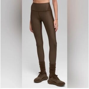 ALO Yoga Chocolate Brown cropped Leggings